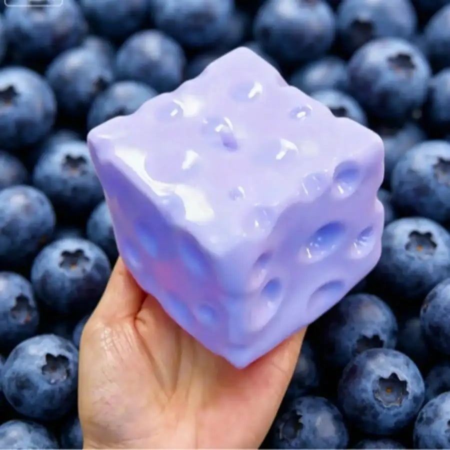 Blueberry Cheese Squishy – Vaseline Fill Squeeze Toy