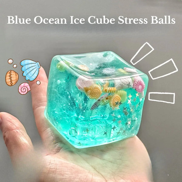 Ocean Squishy Cube – Sea Shell Slow Rise Fidget