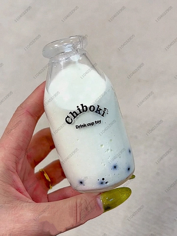 Handmade Boba Tea Squishy — Bubble Tea Stress Ball Fidget Toy