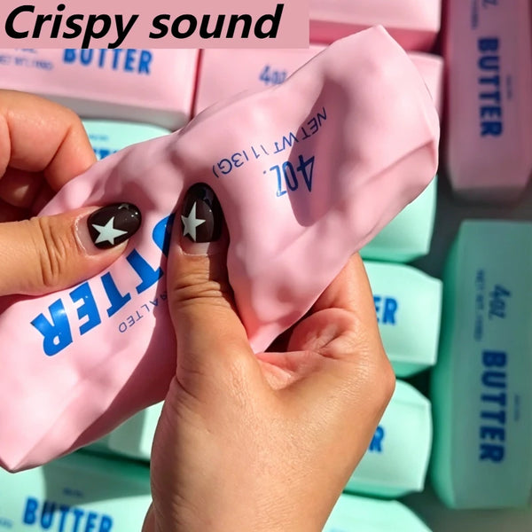 Crunchy Butter Squishy – ASMR Squeeze Stick