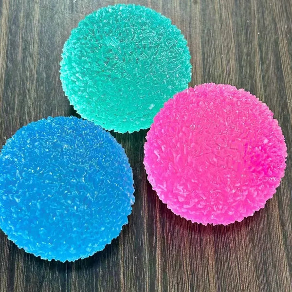 Ice Ball Squishy – Textured Mochi Squeeze Ball